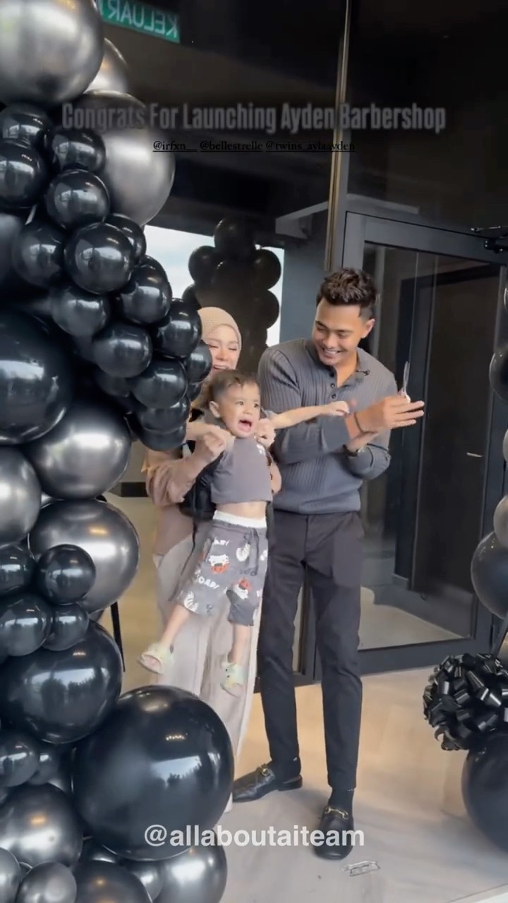 Rezeki Ayden, Kecik2 Dah Jadi Owner Barbershop ? #ayden #bellestrelle #alieffirfan